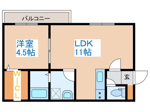 クレステージヒルズの物件間取画像